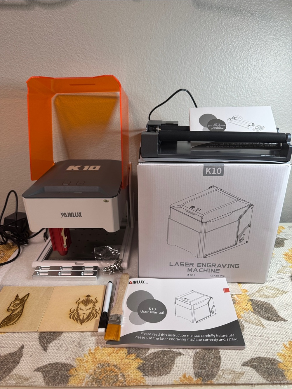 NEW Wainlux K10 Laser Engraving Machine. Start an Engraving Business!